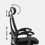 Ergonomic 04 - Chaise de bureau Ergonomique avec Soutien pour les jambes